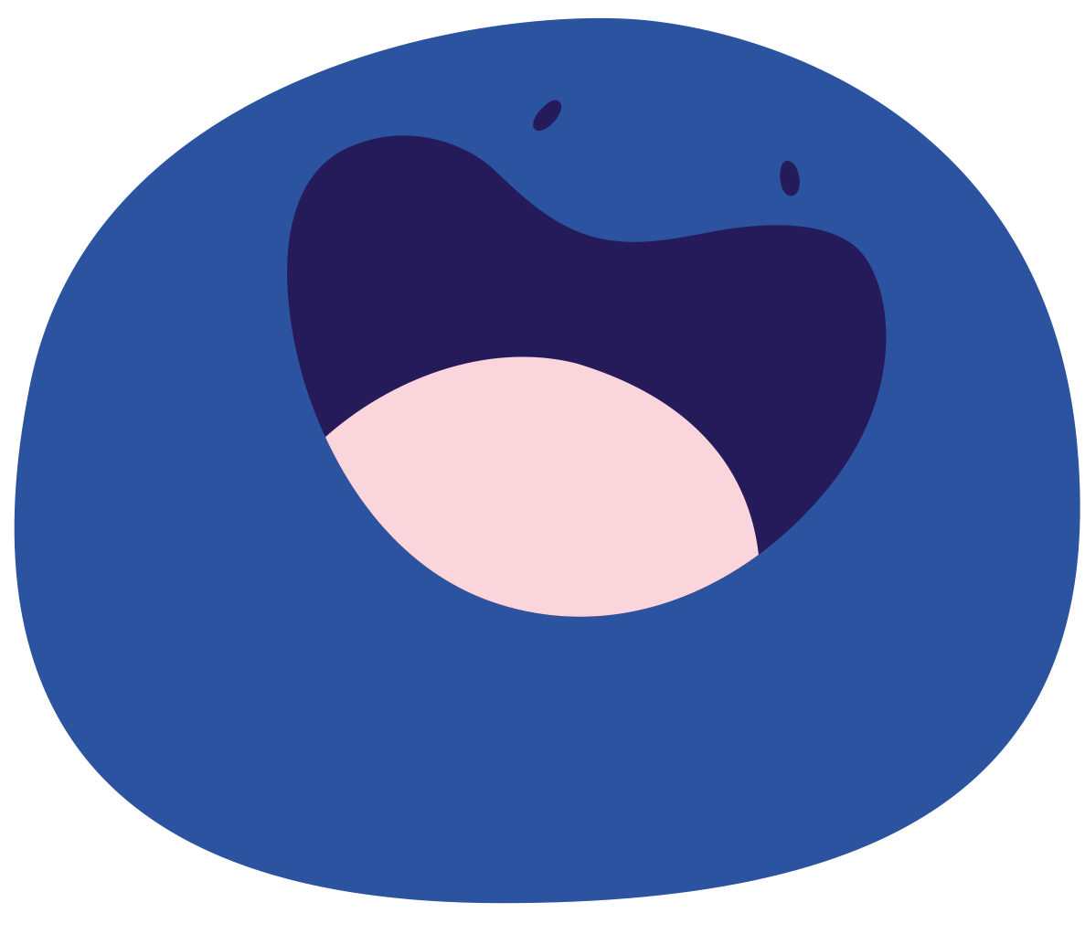 large blue smiley