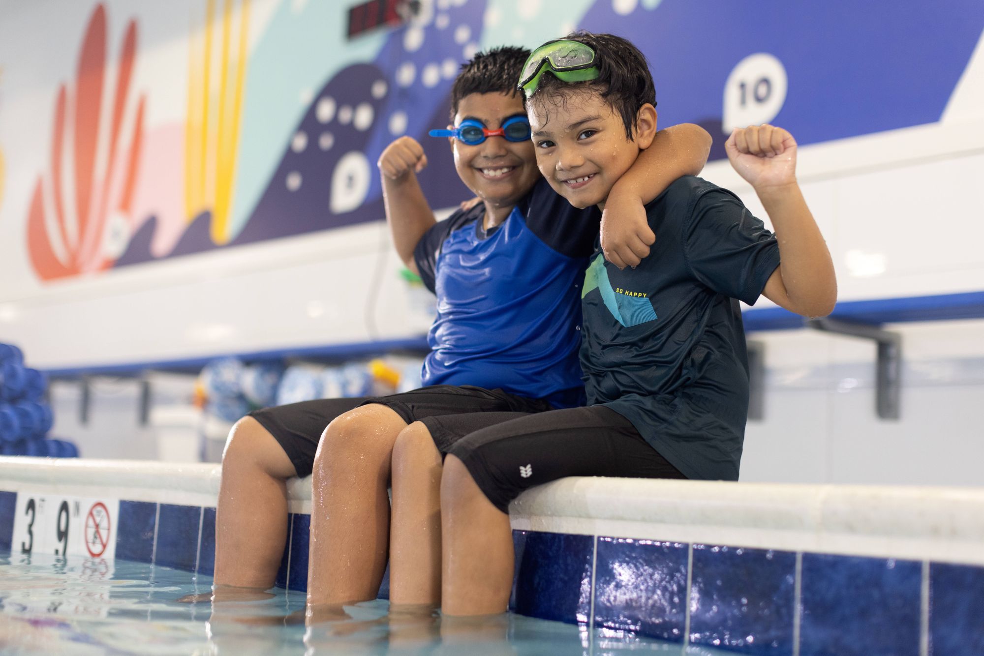 Year-round swim lessons are key in making your child feel confident and safe for summer activities!