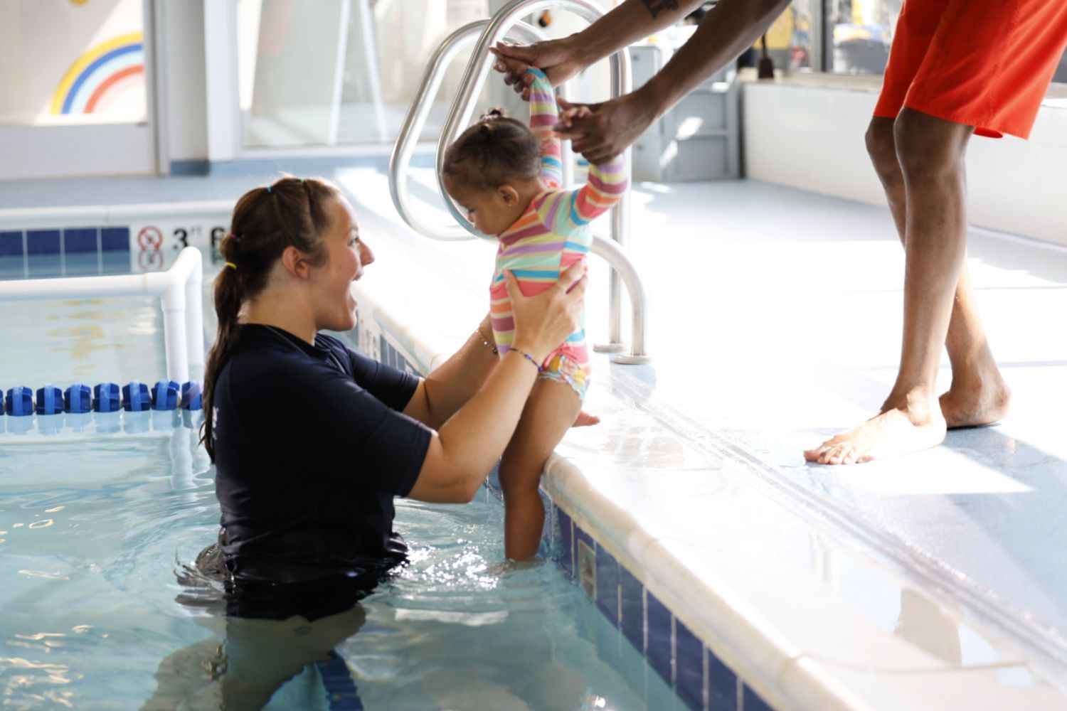 Big Blue swim lesson