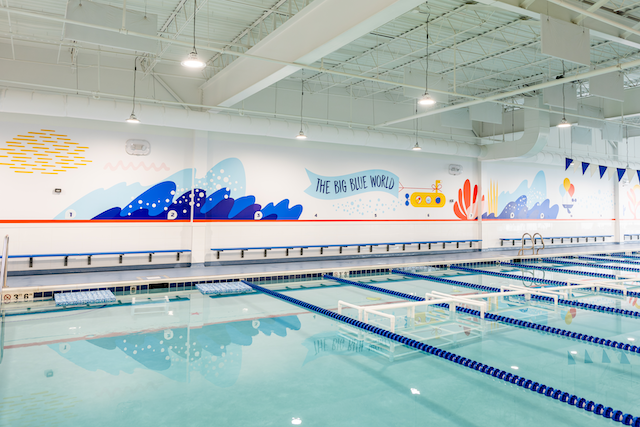 Big Blue Swim School swimming pool