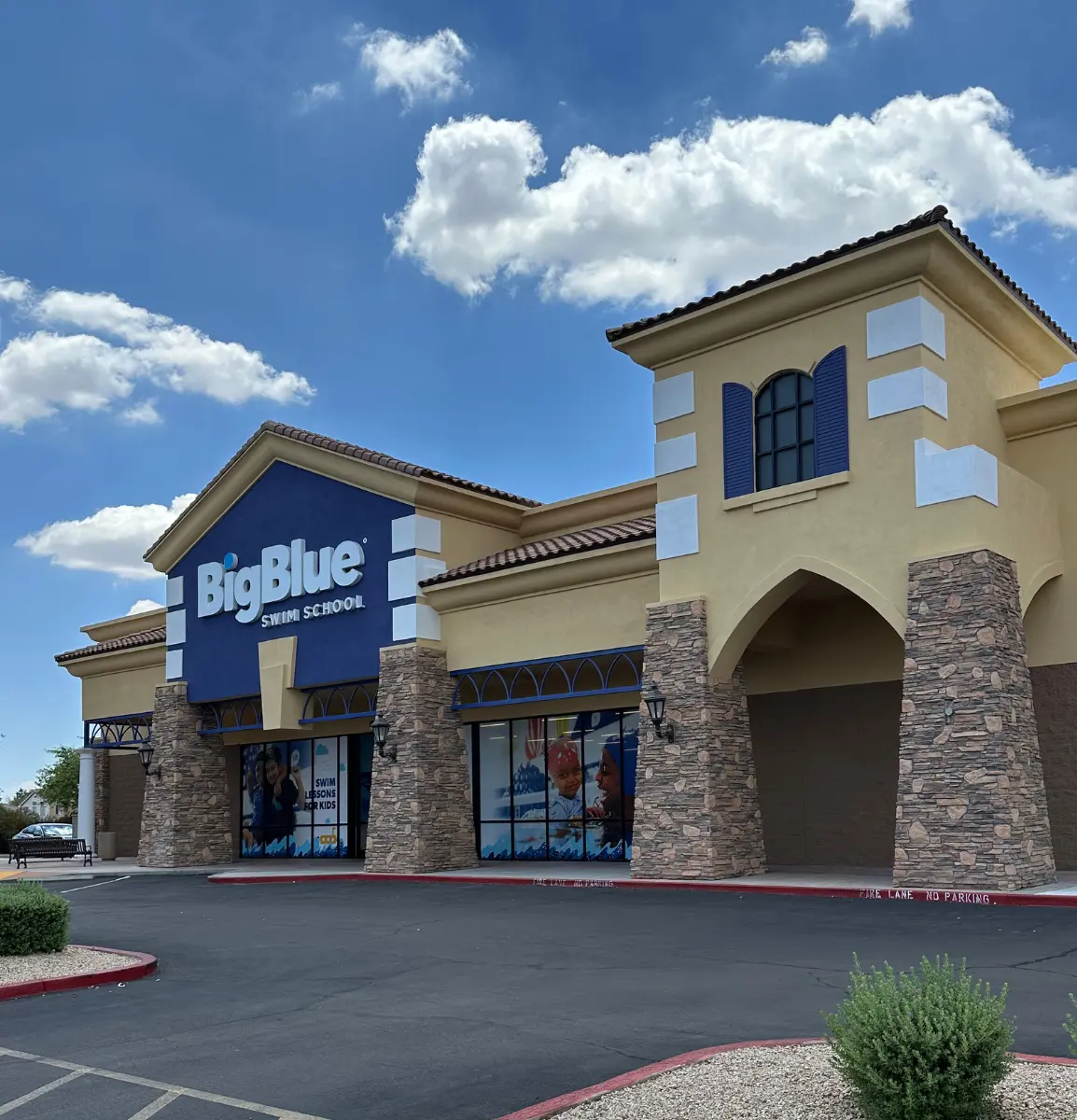 Big Blue Swim School's Gilbert, AZ storefront